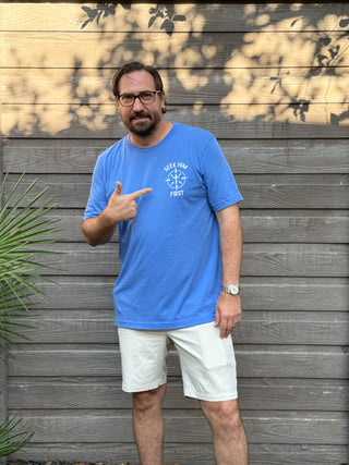 Seek Him First - Nautical Compass T-Shirt