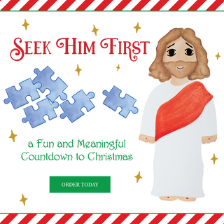 Seek Him First Puzzle and Doll